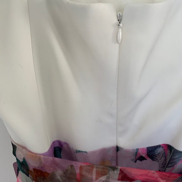 NWT Eliza J Floral Organza Gown - Picture 6 of 7